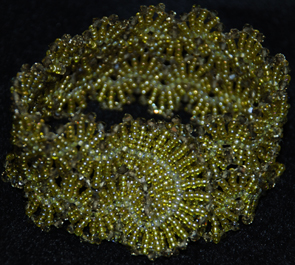 Fan-tastic Variations Bracelet by Jenny Wilson Lace-fan-beaded-bracelet-Fantastic-Variations