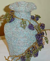 Grapevine and vase