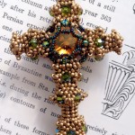 Byzantine Cross - Silken Gold & Crystal Copper