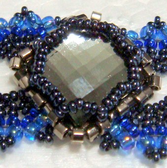 Lorenzo de Medici Bracelet - Black Diamond & Aqua