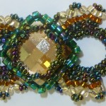 Lorenzo de Medici Bracelet in Golden Shadow with Emerald