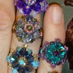 Crystal Finger Candy Rings