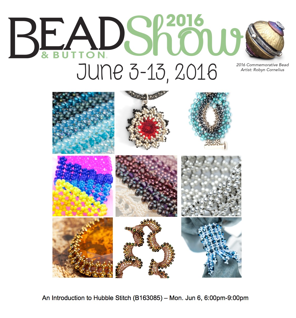 Introduction to Hubble Stitch class at the Bead & Button Show 2016